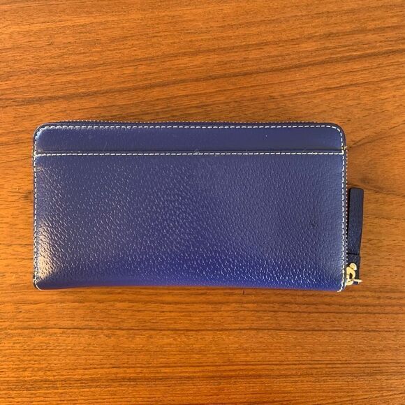 New ✨ KATE SPADE Wellesley Full Size Cobalt Blue Wallet - Picture 6 of 14